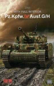 RFM Pz.kpfw.IV Ausf.G/H 2 in 1 with full interior Ref 5055 Escala1:35 - Imagen 1 de 7
