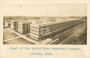 United Shoe Machinery Company, Beverly, MA 1911 RPPC Foto Postkarte Kopie - Bild 1 von 2