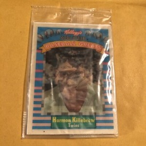 1991 Kellogg's Corn Flakes Baseball Greats #6 Harmon Killebrew ⚾️🔥Mint 🔥⚾️