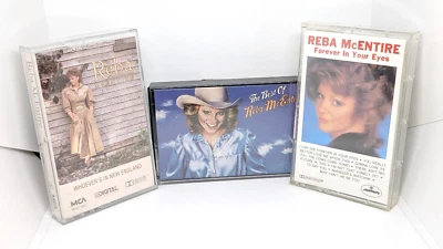Reba McEntire- The Best, Forever In Your Eyes + One More - Lot Of 3 Cassettes Foto 1 de 2