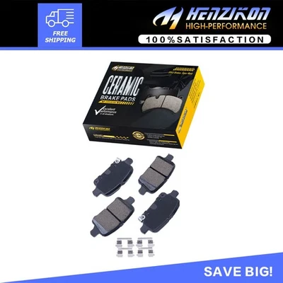 Kit de pastillas de freno traseras de cerámica para Dodge Nitro Jeep Wrangler JK 2008-2012 Liberty V6 Foto 1 de 4