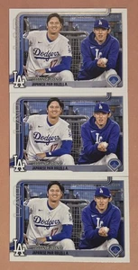 (3) Shohei Ohtani Roki Sasaki 2025 Topps Update Combos Card #US269 LOT - Picture 1 of 1