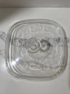 Pyrex A-12-C Vintage Square 10.5" Square Glass Dome Lid Replacement A12C Corning - Picture 1 of 4