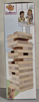Eichhorn Kinderspiel Wackelturm Holz  54 Steine - Bild 1 von 4