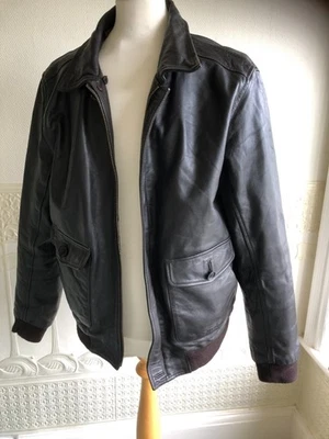 Chevignon  Brown Leather Jacket XL - Image 1 of 4