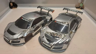 Kyosho Mini-Z Audi R8 Lms Chrome 1/28 Scale Rc Car Ready To Run Hobby Racing - Image 1 of 4