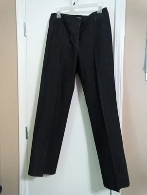 Calça casual Josephine feminina cinza tamanho 8, 97% algodão, escritório, negócios - Imagem 1 de 4