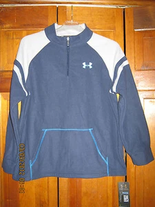Under Armour Everday All Season Long Sleeve Polyester Blue Sweatshirt YXL - Picture 1 of 9