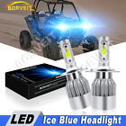 2x H4 8000K Ice Blue LED Headlight Bulbs For Polaris ATV Sportsman ACE SP X2 570