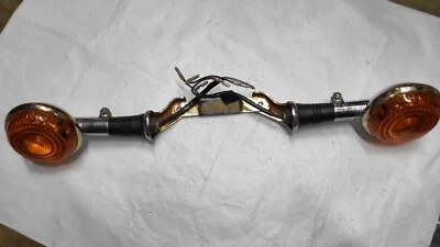  Yamaha Virago 700-750 - 1000 - 1100 señales de giro delanteras con soporte de montaje  Foto 1 de 4