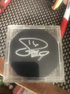 Pat Verbeek New York Rangers No 16 Autogramm ��HOCKEY PUCK - Bild 1 von 1