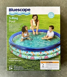 Pool ~ Bluescape ~ 3-Ring ~ 5+ft. ~ Age:2+ ~ 113 Gallon ~ Unisex ~ 2022 ~ !🆕! - Picture 1 of 9
