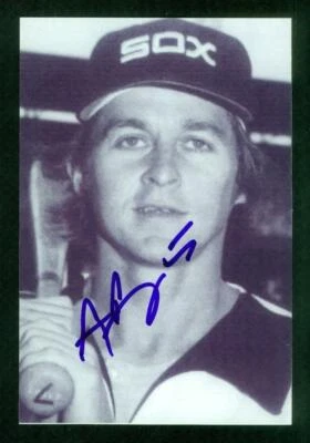 #0156, 4" x 6" Photo Card, Signed-Autographed, Alan Bannister, Chicago White Sox - Image 1 of 2