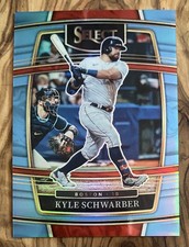 2022 Select  Kyle Schwarber Carolina Blue   #15/35- Boston Red Sox .