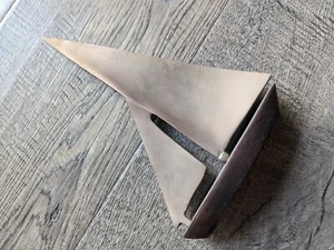 Vintage Mid Century Enesco Brass Sailboat 7 1/2" Tall - Picture 1 of 9