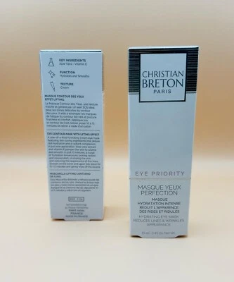 CHRISTIAN BRETON EYE PRIORITY MASQUE YEUX PERFECTION Augenmaske ALOE 15ml *NEU*