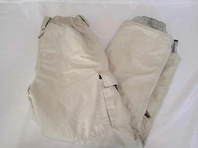 Boys Turbine Snow Board Pants KHAKI / BEIGE / TAN Stone Insulated Size MEDIUM - Image 1 of 4