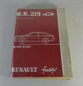 Manual De Taller Renault Fuego R 1360 / 1362 Carrocería Estado 01/1980 - Imagen 1 de 8