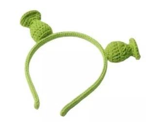 NEW SHREK  HEADBAND EARS COSTUME --KNIT UNIVERSAL TRIP PARTY FAVORS - Picture 1 of 4