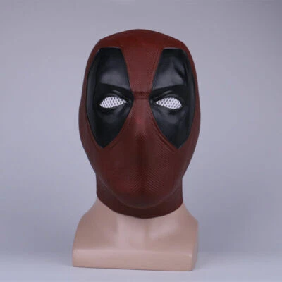 Cosplay Deadpool 2 Mask X-Men Superhero Latex Helmet Halloween Full Head Props - Image 1 of 4