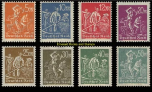 EBS Germany 1922-1923 - Workers - Arbeiter - Michel 238-245 - MNH** - Picture 1 of 10