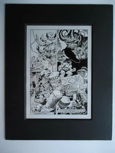 MARVEL INCREDIBLE HULK # 313 MIKE MIGNOLA PRE HELLBOY DEMON Pg 13 PRODUCTION ART - Picture 1 of 3