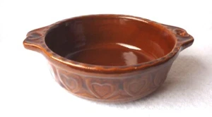 Schale Keramik Bay Keramik braun 2 Griffe 7 cm hoch Ø 18 cm - Bild 1 von 3