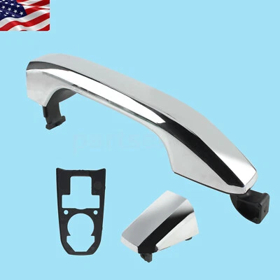 Rear Exterior Door Handle For 2015-2022 GMC Sierra Chevy Silverado 2500 3500 HD - Изображение 1 из 4