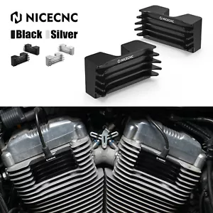 Spark Plug Head Bolt Covers For Harley Sportster 883 XL883 Custom XL883C 2004-09 - Picture 1 of 17
