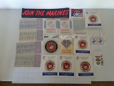 Vintage United States Marine Corps USMC Decals Stickers