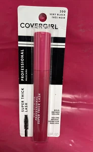 COVERGIRL Mascara professionale per ciglia super spesso, 200 molto nero 0,3 fl oz nuovo - Foto 1 di 3