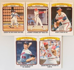 2023 Topps Heritage Inserts & SPs - Flashbacks - NAP - T&N - PICK FROM LIST!