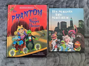 VTG HC Children's Books Muppets Take Manhattan & Phantom of the Muppet Theater - Picture 1 of 10
