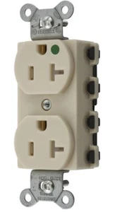 Hubbell SNAP8300ITRA Snap2Connect® DPLX HG 20A/125V TR IV - Imagen 1 de 1