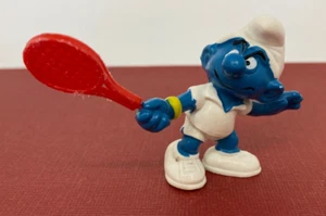 Figura PVC Pitufo Tenis Vintage Peyo Schleich 1978 ☆ Pitufo ☆ #20049 - Imagen 1 de 3