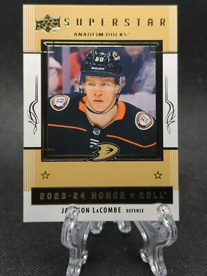 Jackson LaCombe 2023-24 Upper Deck #HR43 Honor Roll Anaheim Ducks - Image 1 of 2