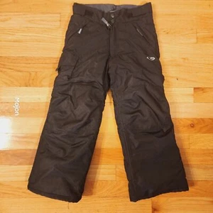 Youth Snow Pants Champion Insulated Waterproof Bottoms XS 4-5 Black - Picture 1 of 8