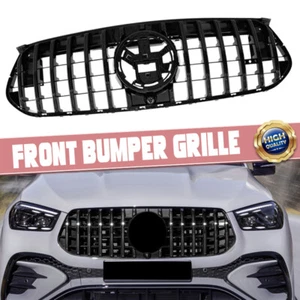Rejilla delantera GT R negra brillante para Mercedes Benz W167 GLE350 GLE450 GLE580 2024 + - Imagen 1 de 14