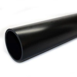 DWV Drain Pipe - Black ABS Custom Size and Length 4  (4.0) Inch - Picture 1 of 4