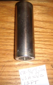 VINTAGE CRAFTSMAN "SOCKET "12PT =v= DEEPWELL USA CHROMED - Bild 1 von 1