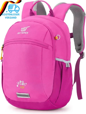 BESUCHE DEN SKYSPER-STORE SKYSPER Kinderrucksack Jungen & Mädchen Mit Brustgurt 10L, Komfortabler Wanderru