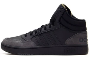 Adidas Hoops 3.0 Mid Cuero Hombre Negro/Gris/Blanco/Rojo HP7939 - Imagen 1 de 6