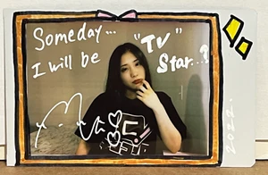 Mei Suruga Autograph 2022 "Someday TV Star?" Cheki Photo 1/1 SP AEW STARDOM SP - Picture 1 of 1