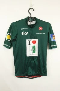 Castelli Green Polyester Collared Short Sleeves Full-Zip Cycling Jersey S - Picture 1 of 23