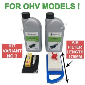 Service Kit Hayter Heritage 13/30 Mower Air Filter, Fuel Filter, Oil Spark Plug - Picture 1 of 1