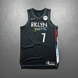 100% Authentic Kevin Durant 2021 Nets City Team Issued Pro Cut Jersey 48+4 - Picture 1 of 10