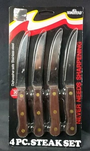 Vintage Old Homestead Cutlery 4 Steak Knives in Box Japan Stainless Sealed Pack - Picture 1 of 8