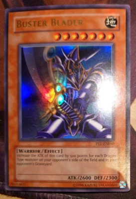 Buster Blader PSV-EN050 Ultra Rare Yugioh Card Incredibly Rare - Image 1 of 2