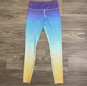 Flexi Lexi Rainbow Ombre Twilight Athletic Yoga Dance Leggings sz S Dance Yoga - Picture 1 of 11