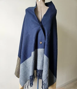 Neu mit Etikett Harve Benard gewebter Schal Halstuch Schal Farbblock mehrfarbig Pullover Einheitsgröße - Bild 1 von 6